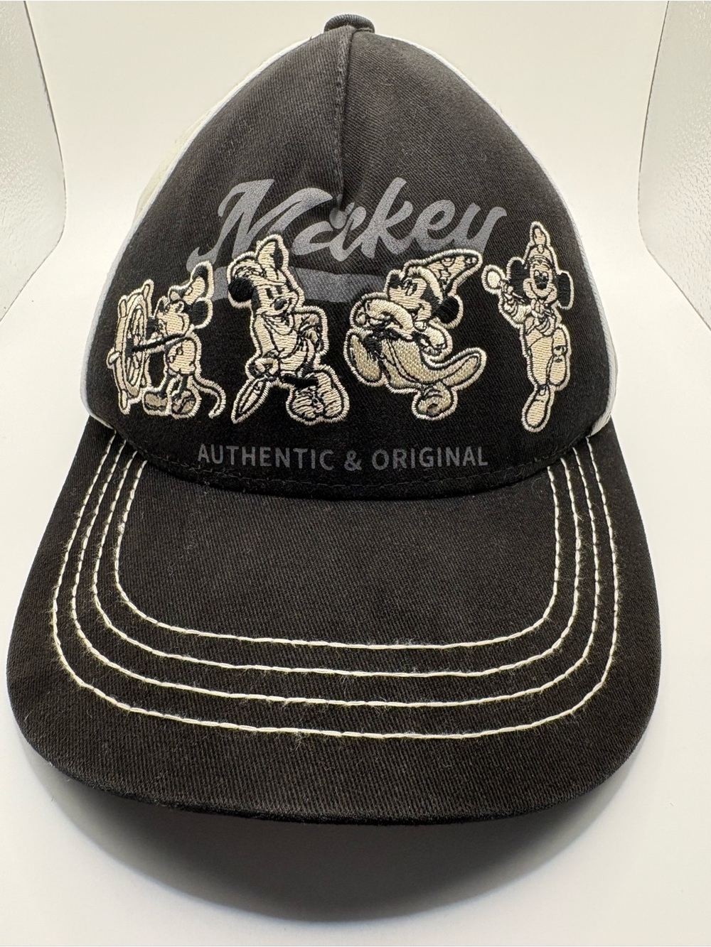 Disney Parks Mickey Mouse Through The Years 2023 Embroidered Adjustable Hat